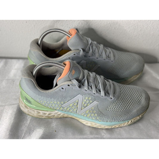 New Balance Fresh Foam 880 Women's Running Shoes Size 10B Gray Mint