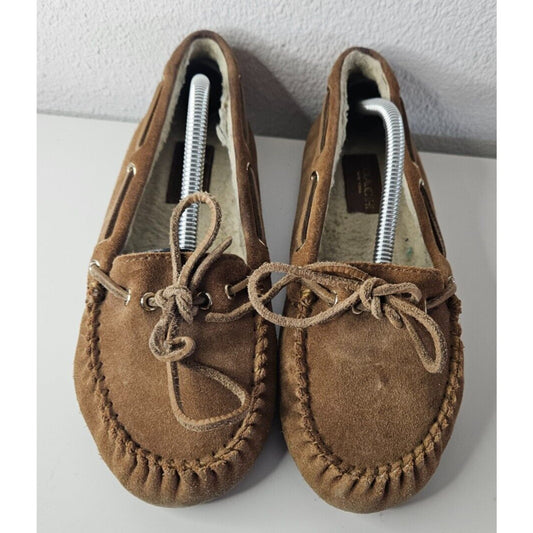 Coach Women’s Andonia Suede Moccasin Loafers Size 6.5