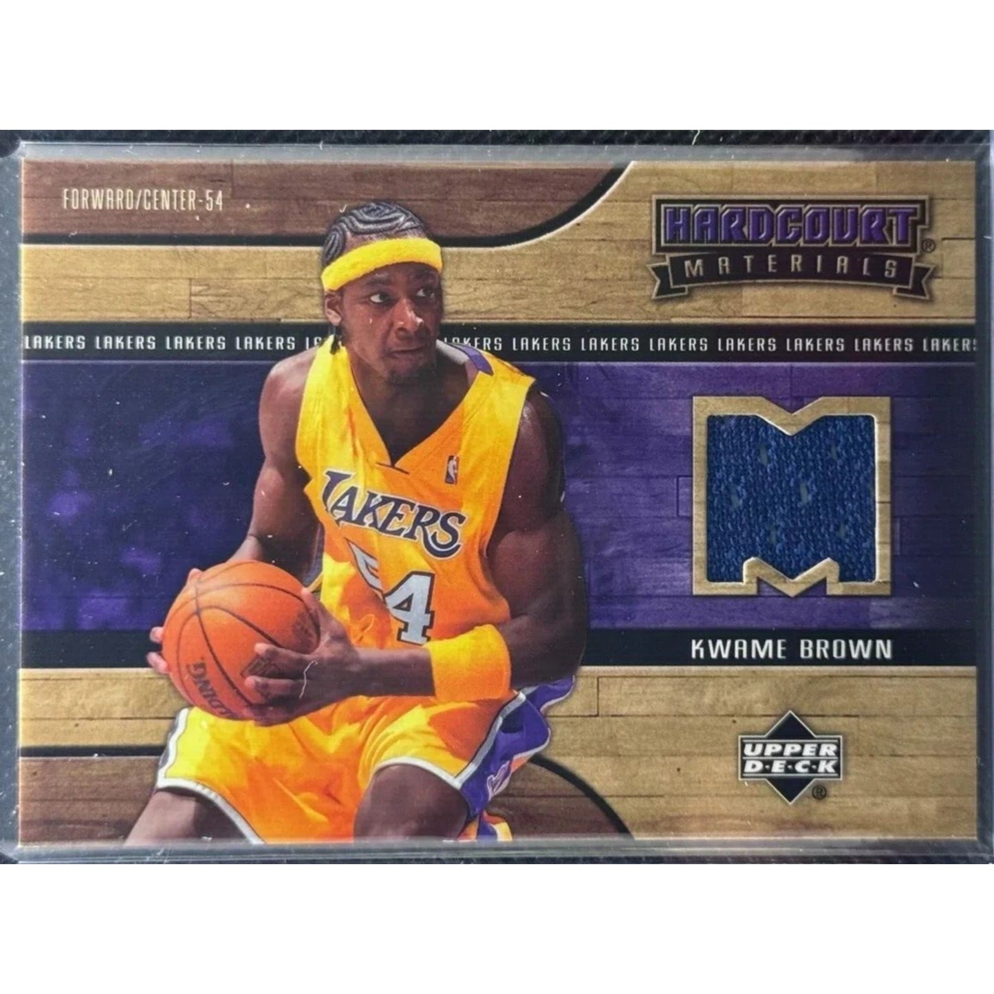 🏀 2006-07 Upper Deck Hardcourt Materials #HM-BR Kwame Brown (MEM)