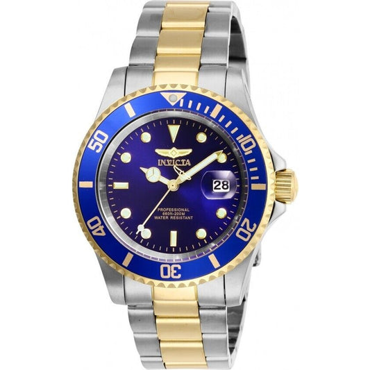 Invicta Pro Diver 26972 Blue Dial Stainless Steel Mens Watch - Need Battery