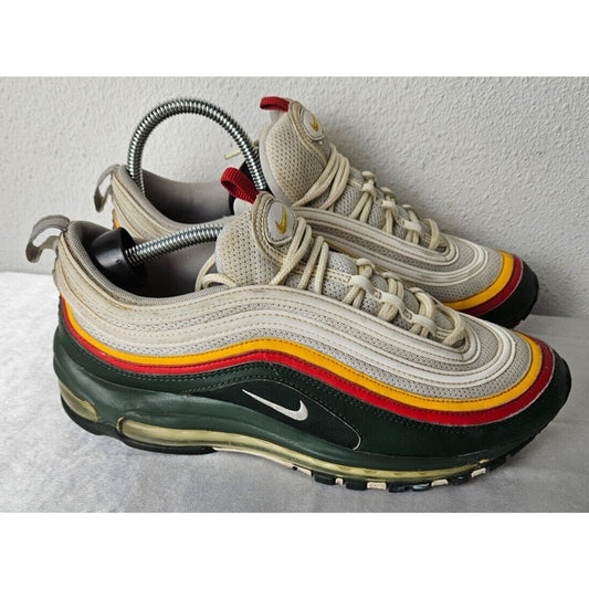 Size 9 - Nike Air Max 97 SE Ratatouille White Evergreen Yellow Mens CK0224-100