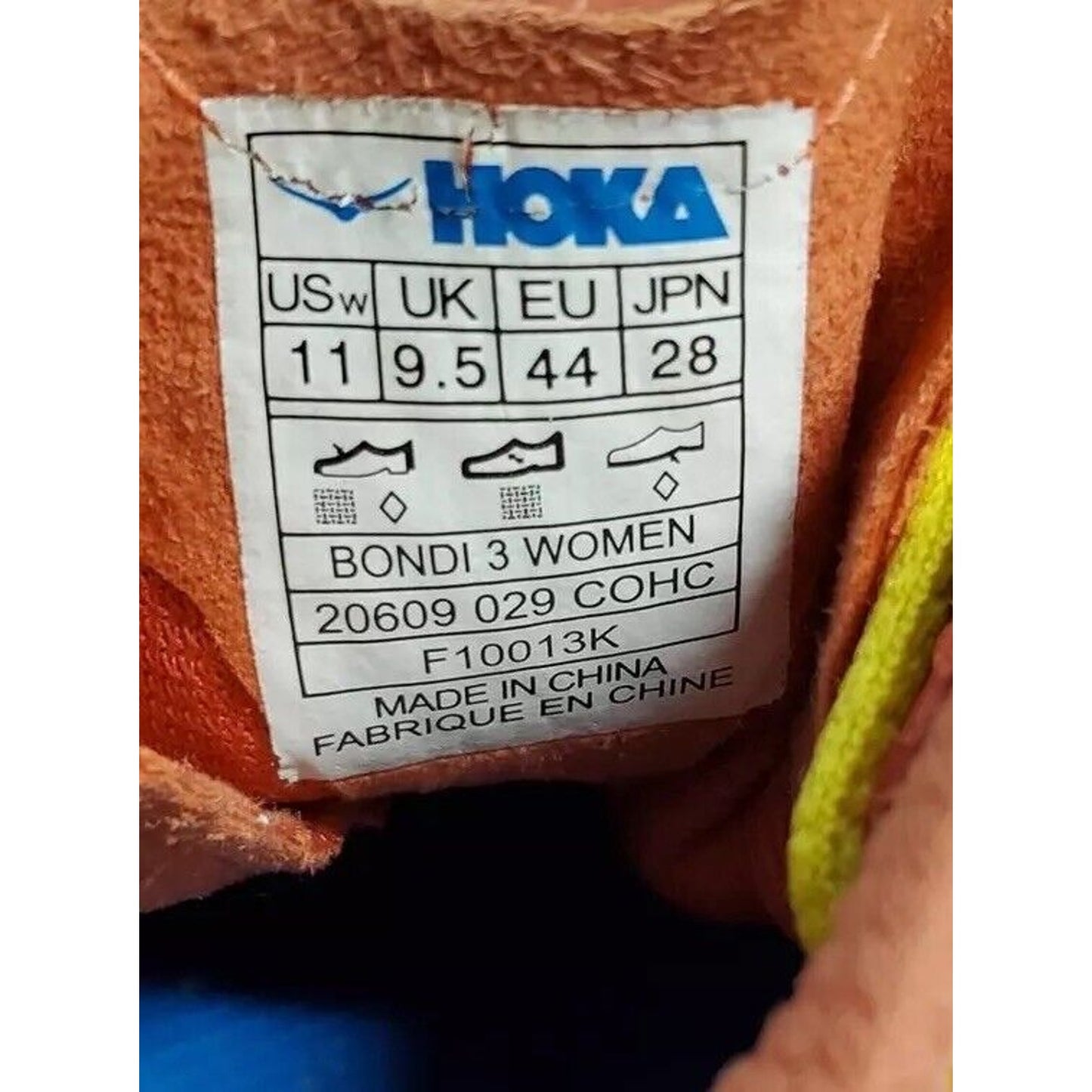 Hoka One One Women’s Bondi 3 Coral Running Shoes – Size 11