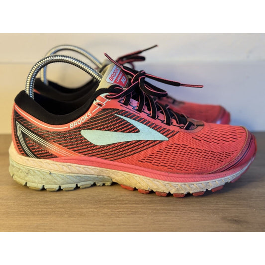 Brooks Ghost 10 Women’s Running Shoes – Size 9 – Pink Peacock – Comfort