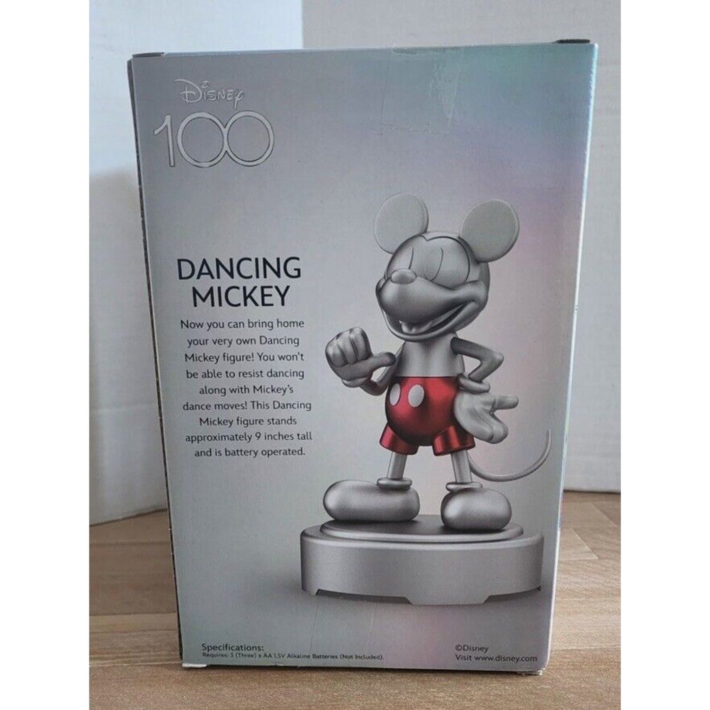 Disney 100 Years "Dancing Mickey" Mickey Mouse Dancing Figure 9" NEW IN BOX