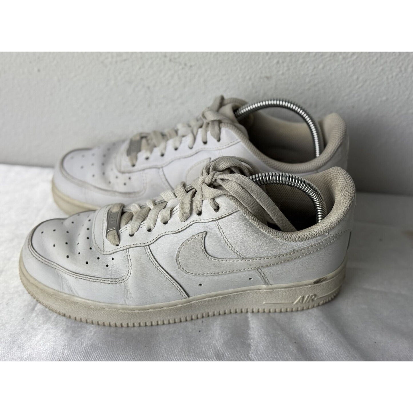 Nike Air Force 1 Low Triple White Men’s Size 8.5 Classic Sneakers Leather