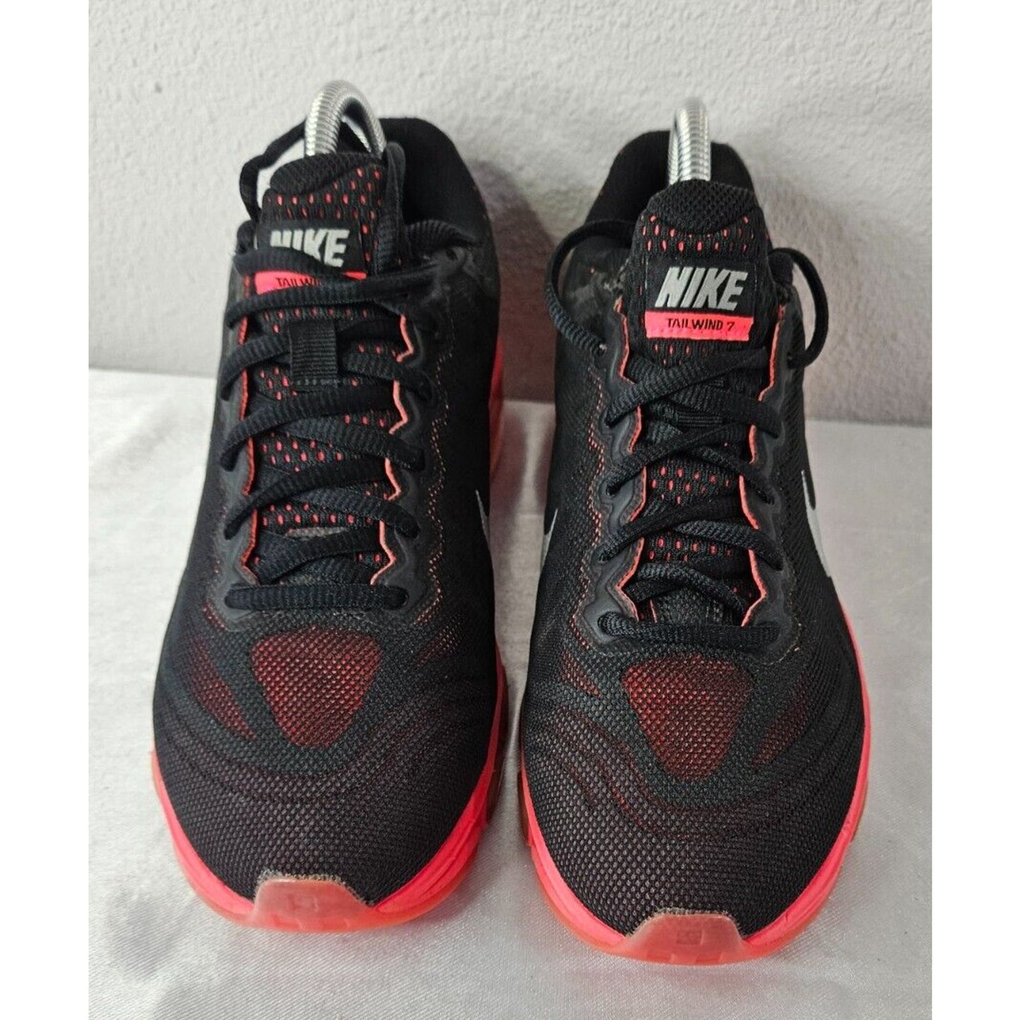 Nike Air Max Tailwind 7 Running Shoes Black Crimson Red Men’s Size 8.5 Athletic