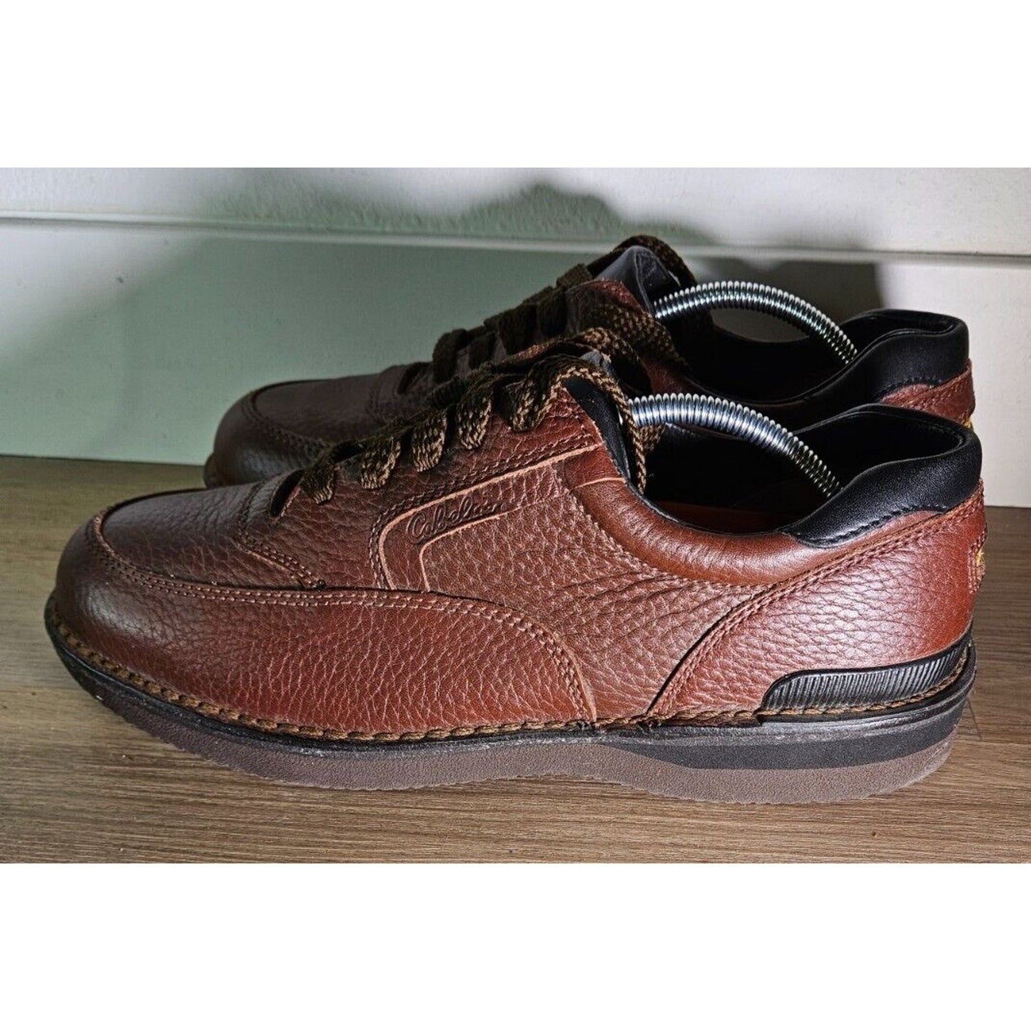 Vibram Cabela's Men's Brown Leather Shoes Size 11.5 | Sole Casual Comfort