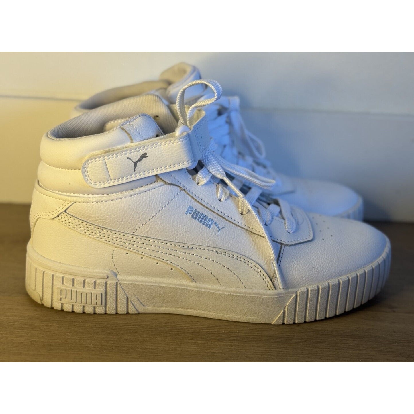 PUMA Rebound LayUp Lo Street Women’s Sneakers – Size 10 – White Retro Basketball