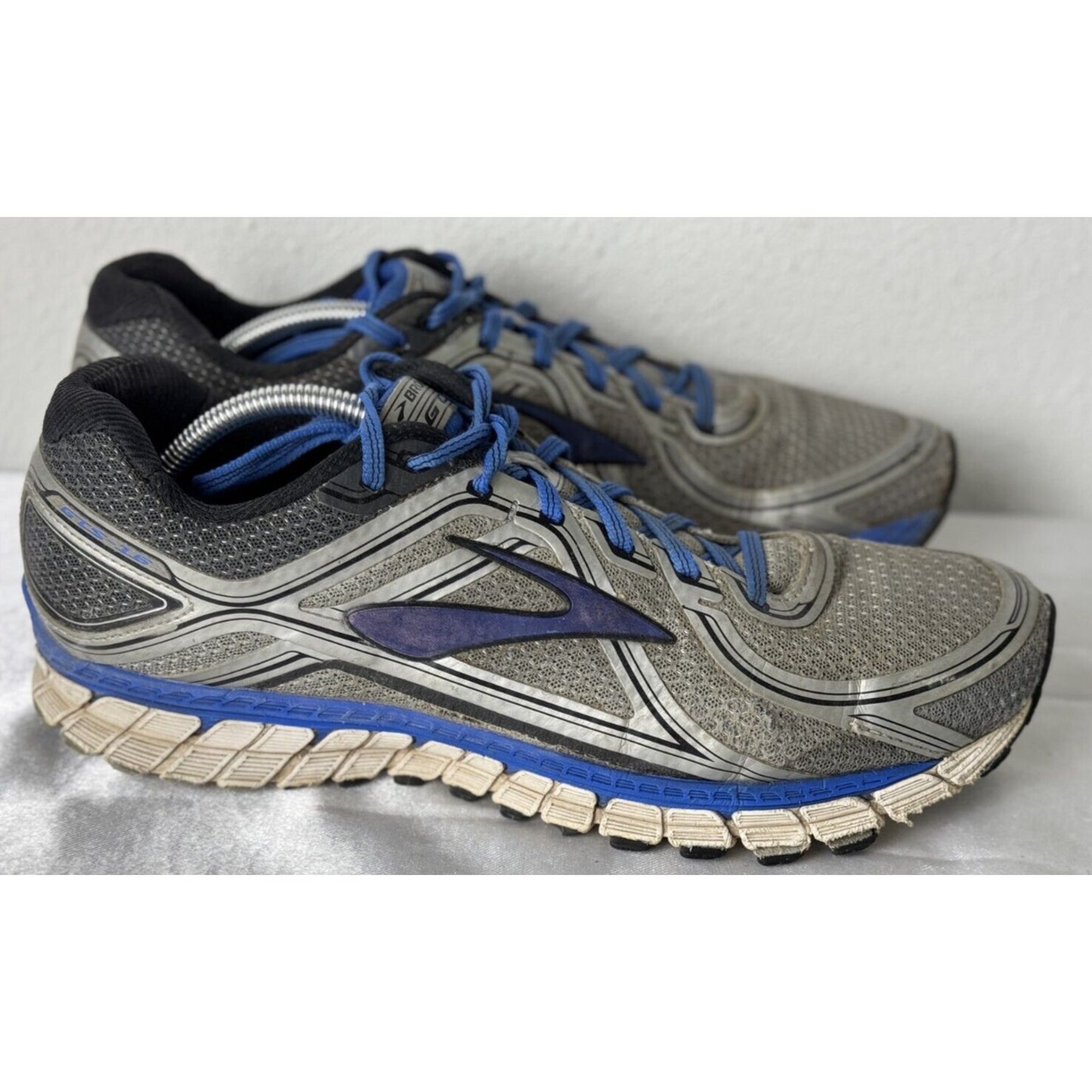 Size 12 - Brooks Adrenaline GTS 8 Blue/Silver/White Women's Sneakers