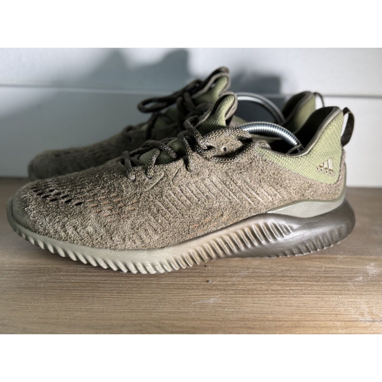 Adidas AlphaBounce Beyond Running Shoes, Trace Olive Green, Men's Size 11