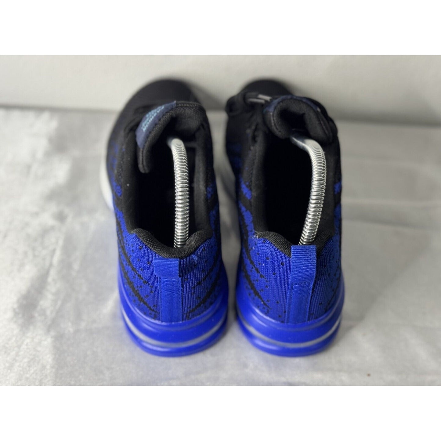 Black Blue Air Cushion Sneakers Women’s Size 8.5 Lightweight Knit Casual