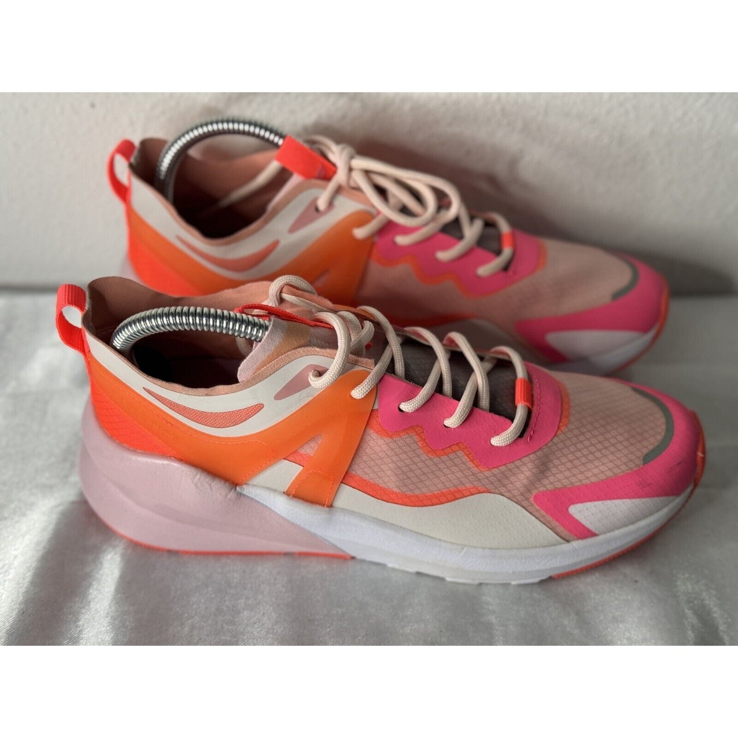 Fabletics Womens Palms Performance Pink/Orange Athletic Shoes Sneakers Size 8