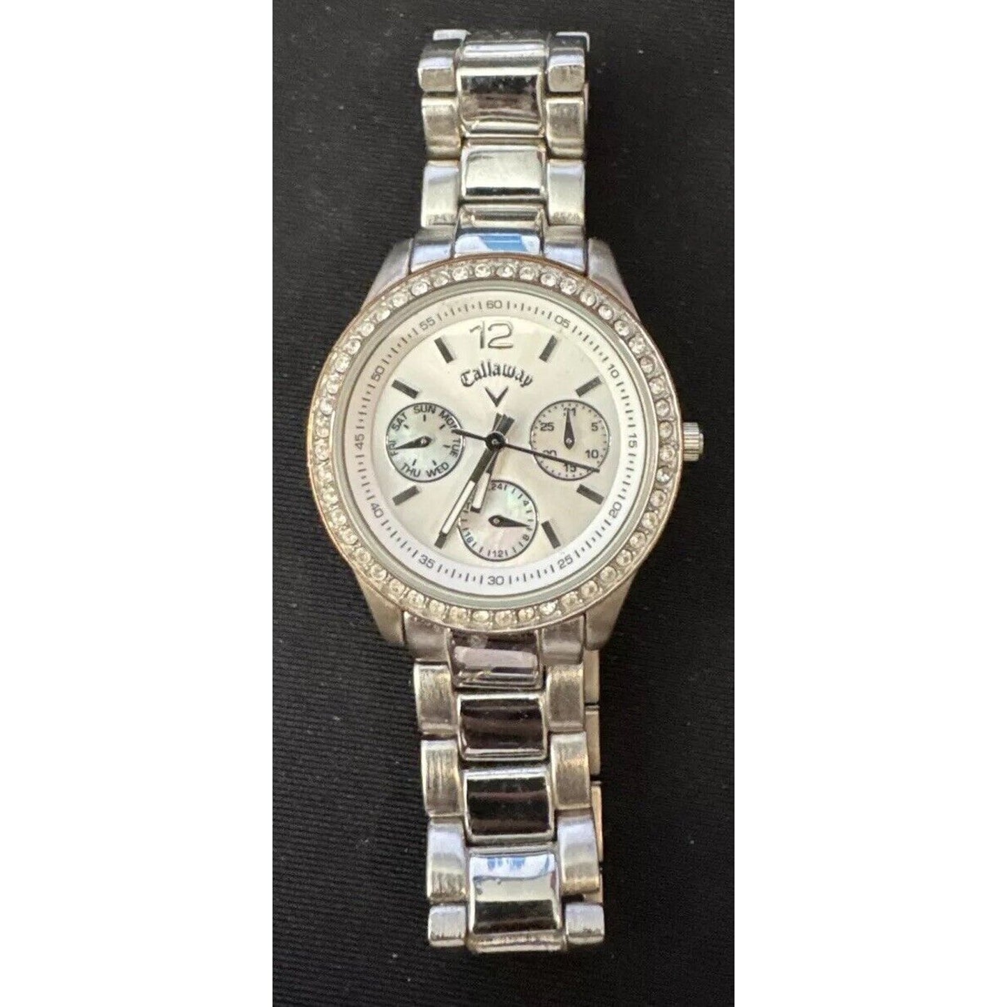 Callaway Golf FMDCY216 Women’s Quartz Analog Watch – Gently Used – Needs Battery