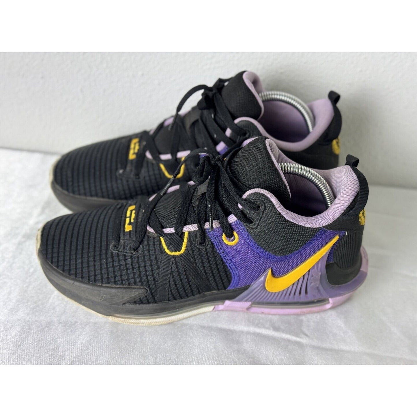 Size 9.5 - Nike LeBron Witness 7 Lakers Men's Basketball Sneakers