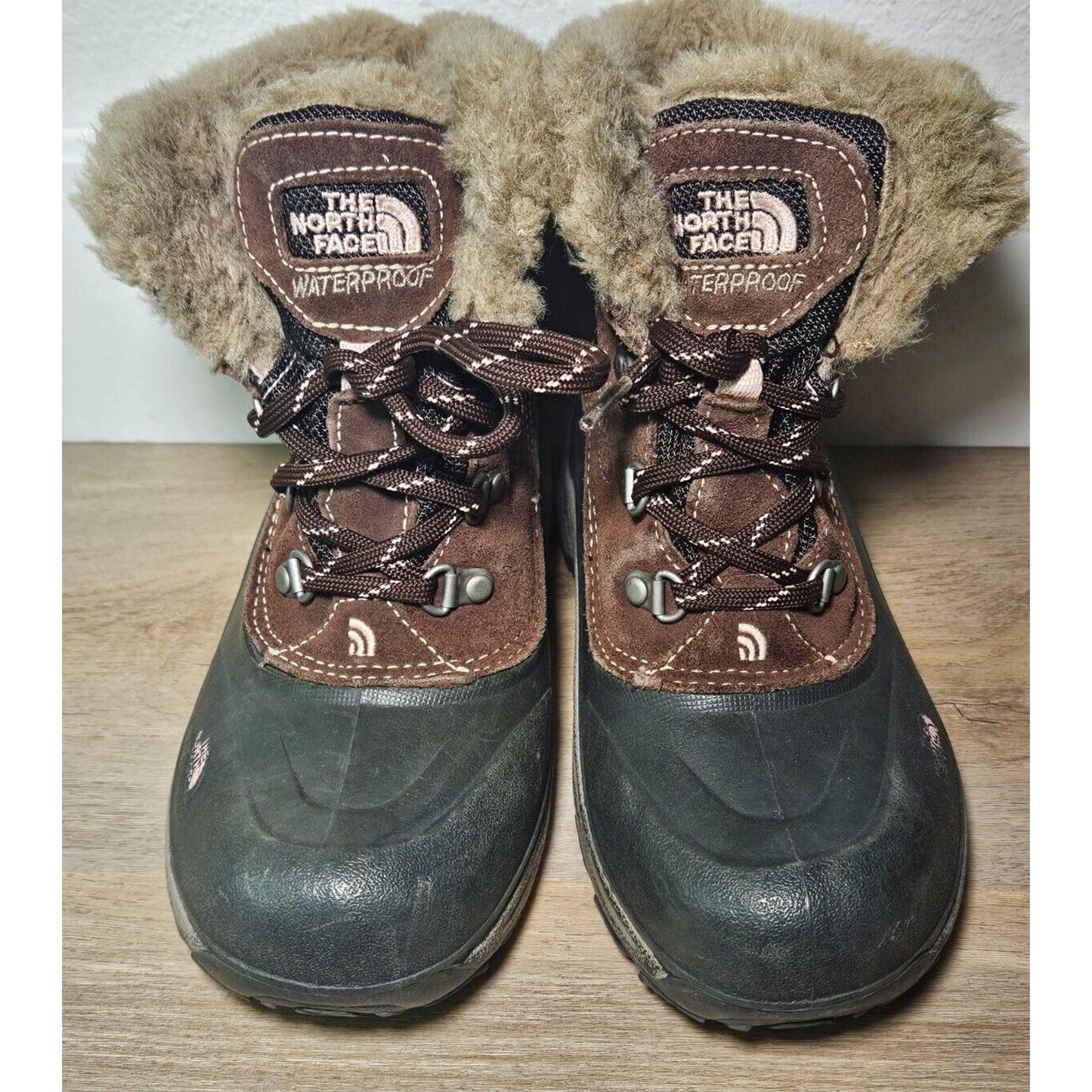 The North Face Girls' Chilkat Lace II Winter Boots Size 5 - Waterproof/Insulated