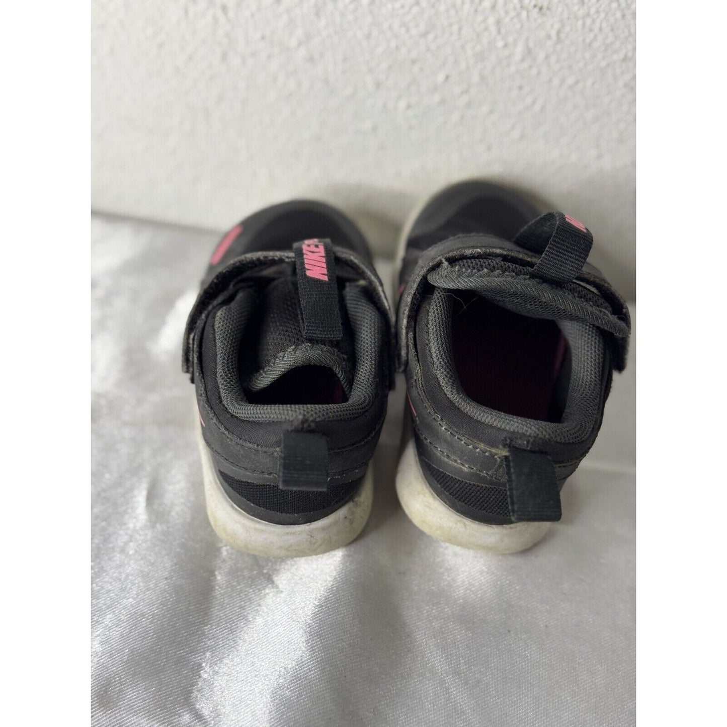 Nike Flex Contact 3 Toddler Shoes Black/Pink Size 5C