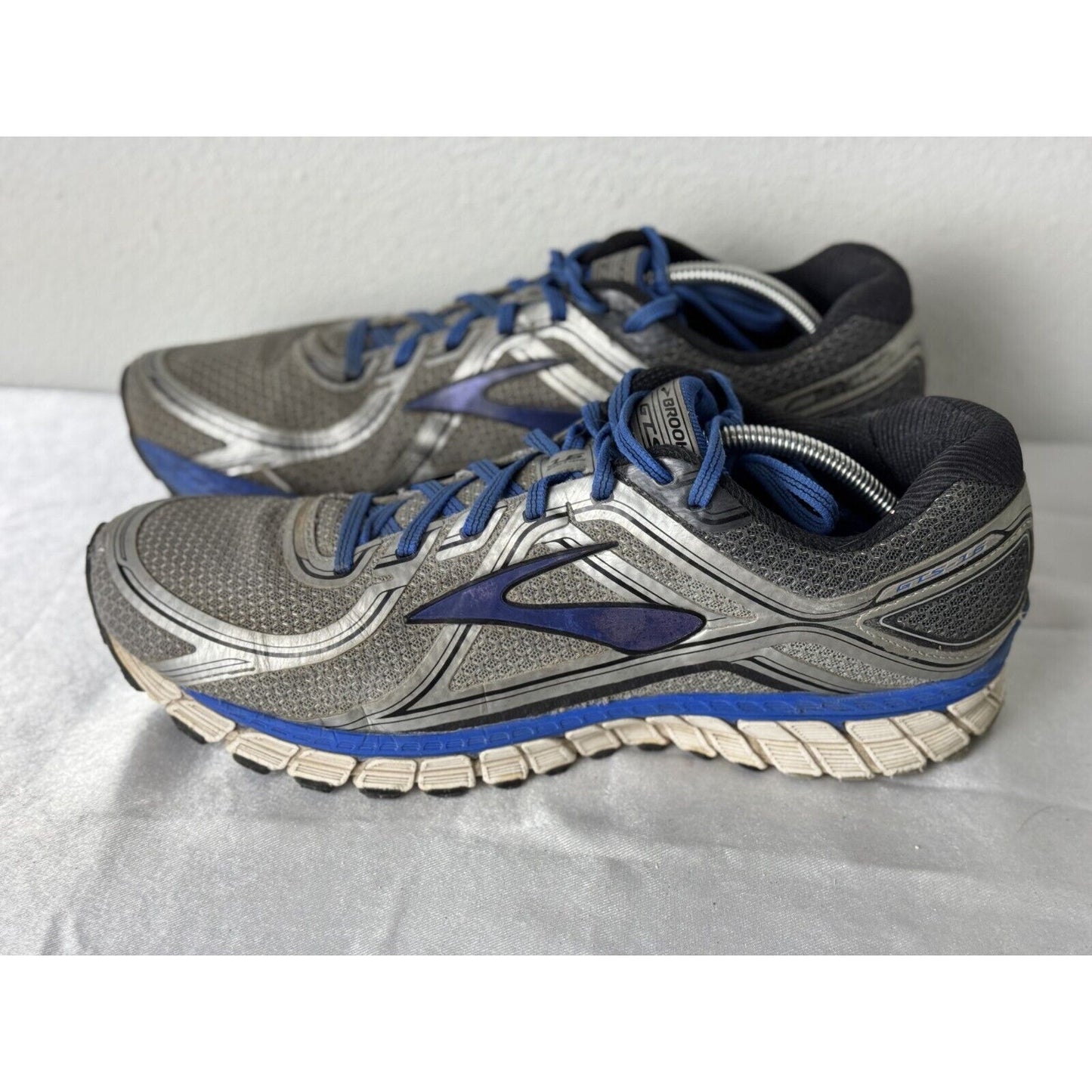 Size 12 - Brooks Adrenaline GTS 8 Blue/Silver/White Women's Sneakers