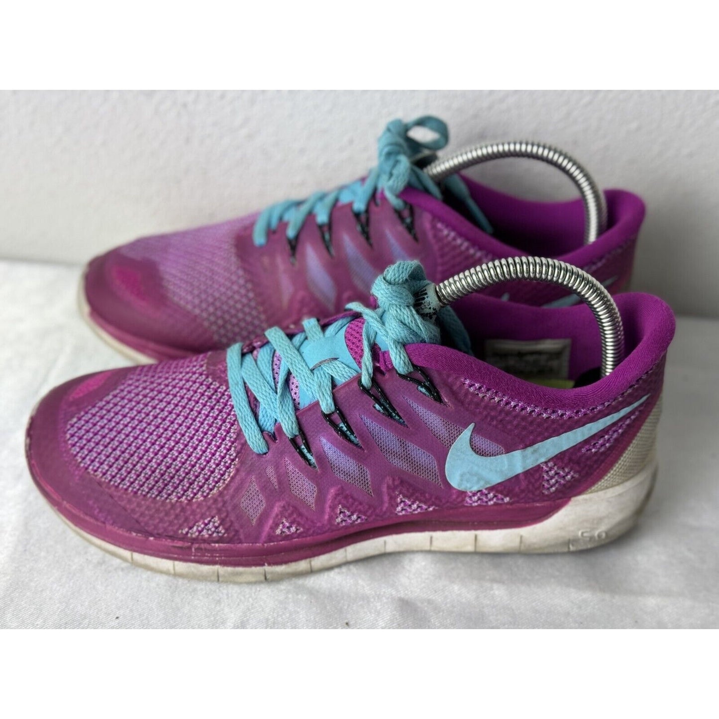 Size 8.5 - Nike Free 5.0+ Violet Force / Blue Women's Sneakers