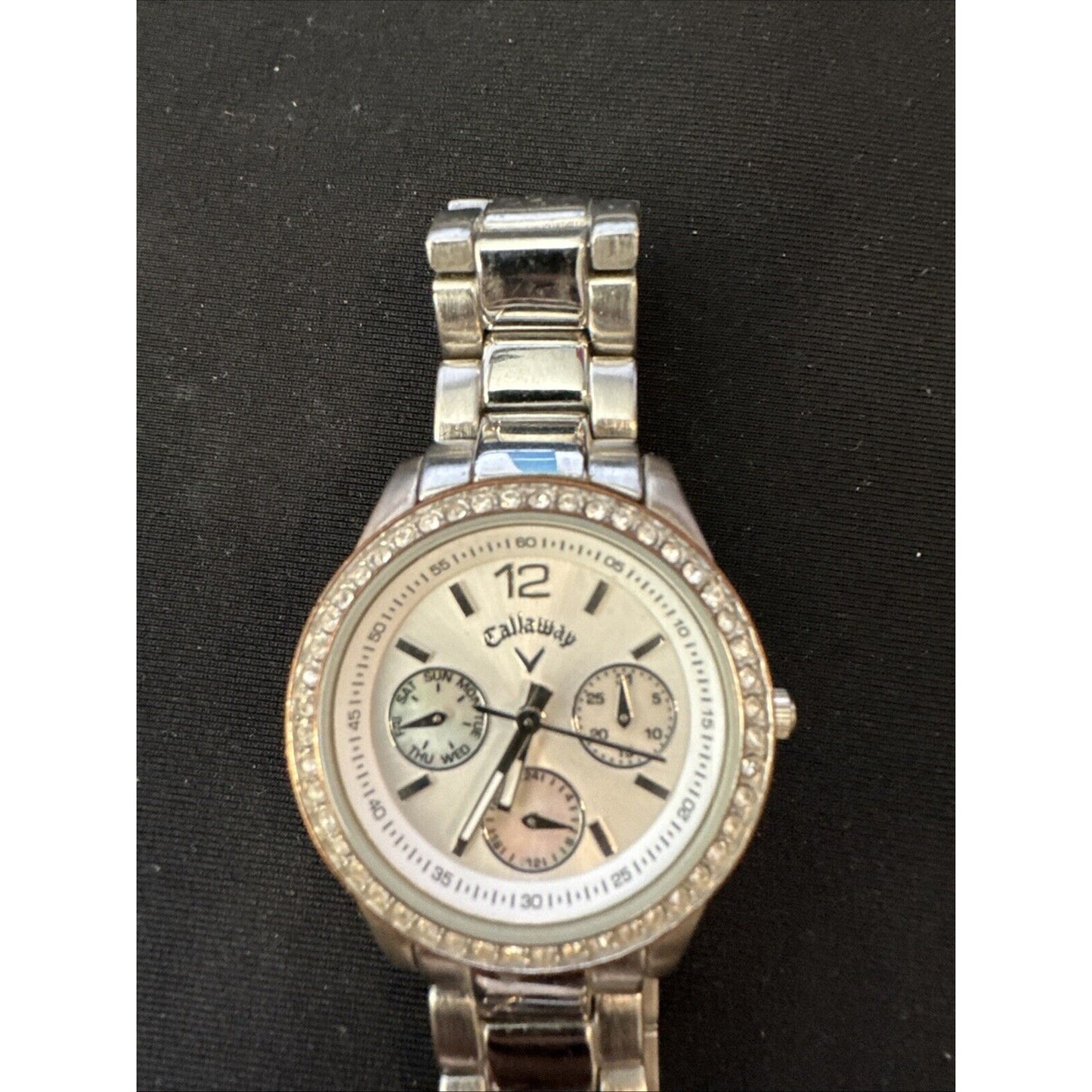 Callaway Golf FMDCY216 Women’s Quartz Analog Watch – Gently Used – Needs Battery