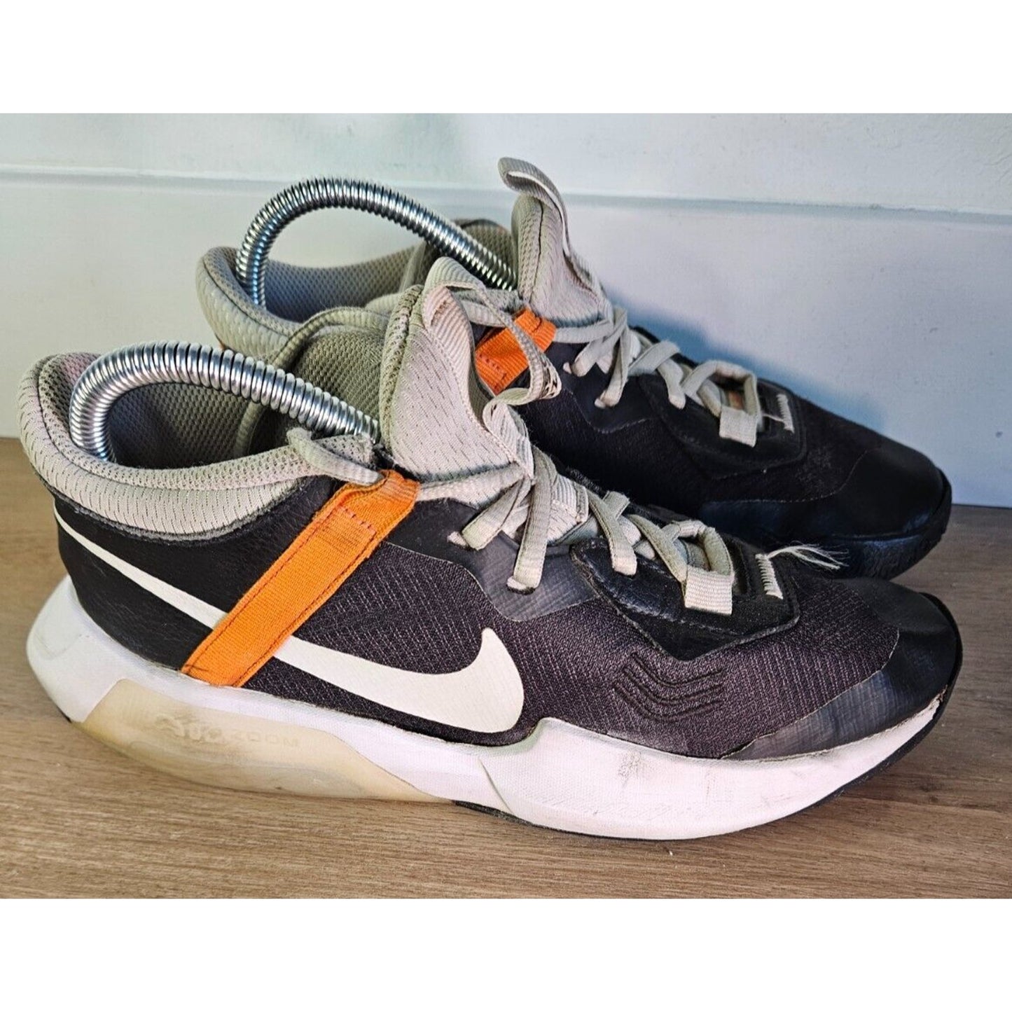 Nike Zoom Crossover Basketball Shoes Black Orange Zoom Air Size 10 Gently Used