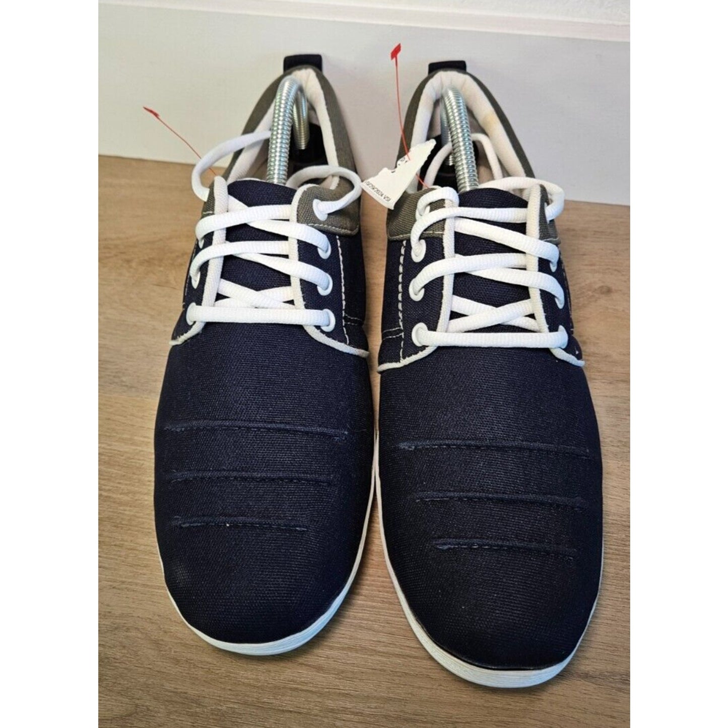 Xero Shoes Hana Men's Casual Sneakers Navy Canvas Size 9 Minimalist Lightweight