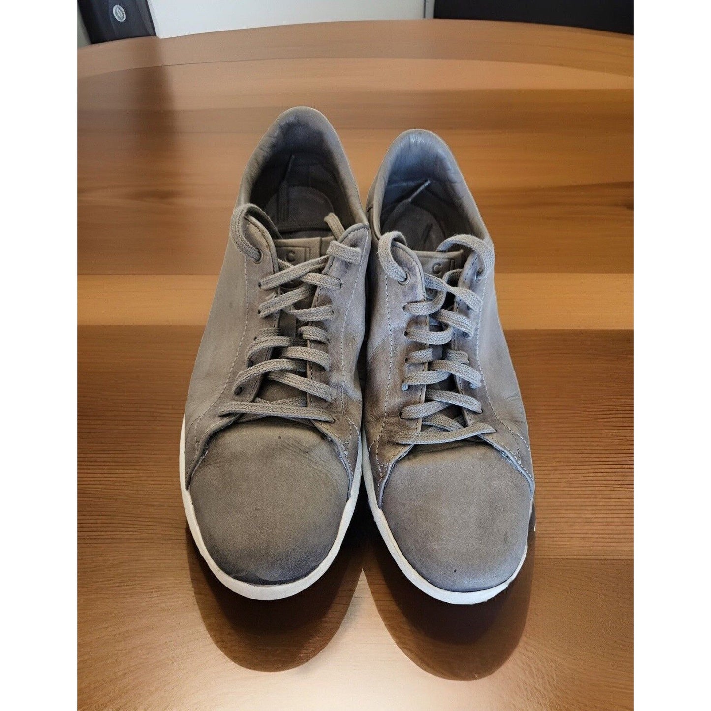 Cole Haan Grand Crosscourt Men's Sneakers Size 10 Grey Leather Casual Shoes