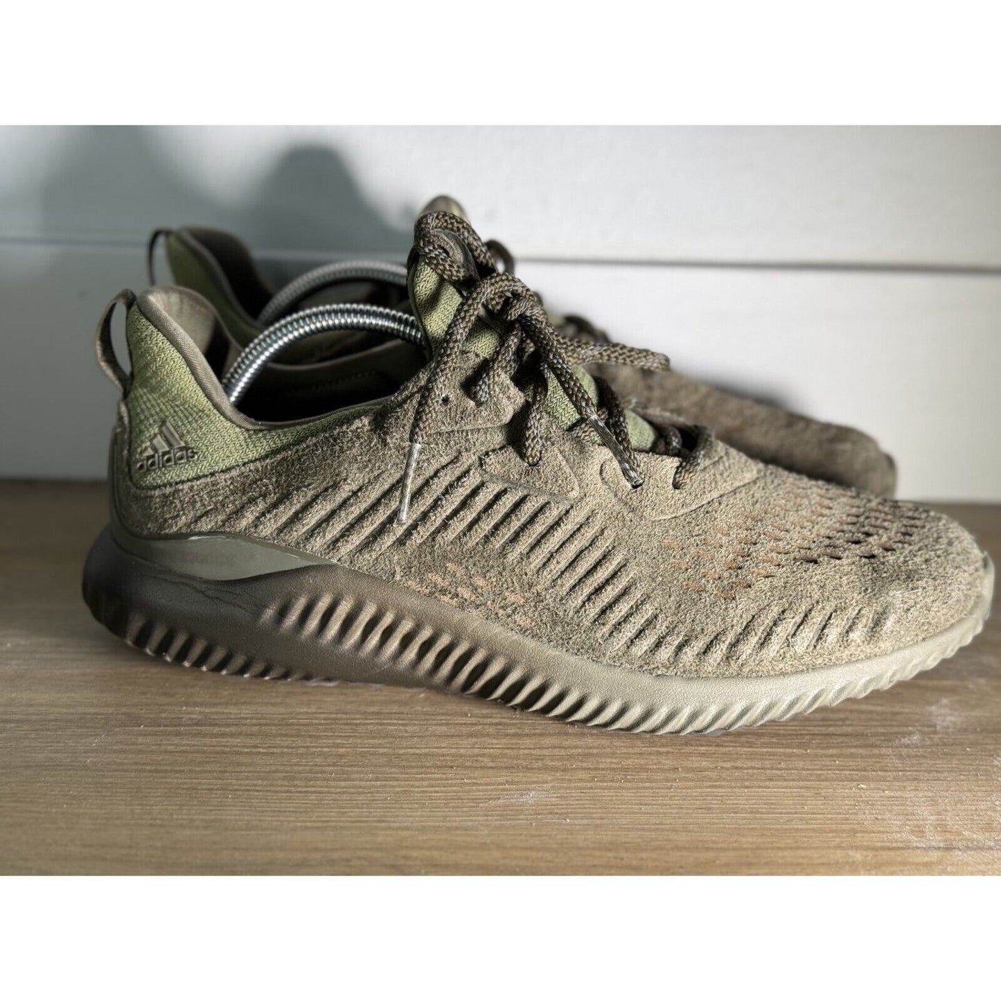 Adidas AlphaBounce Beyond Running Shoes, Trace Olive Green, Men's Size 11