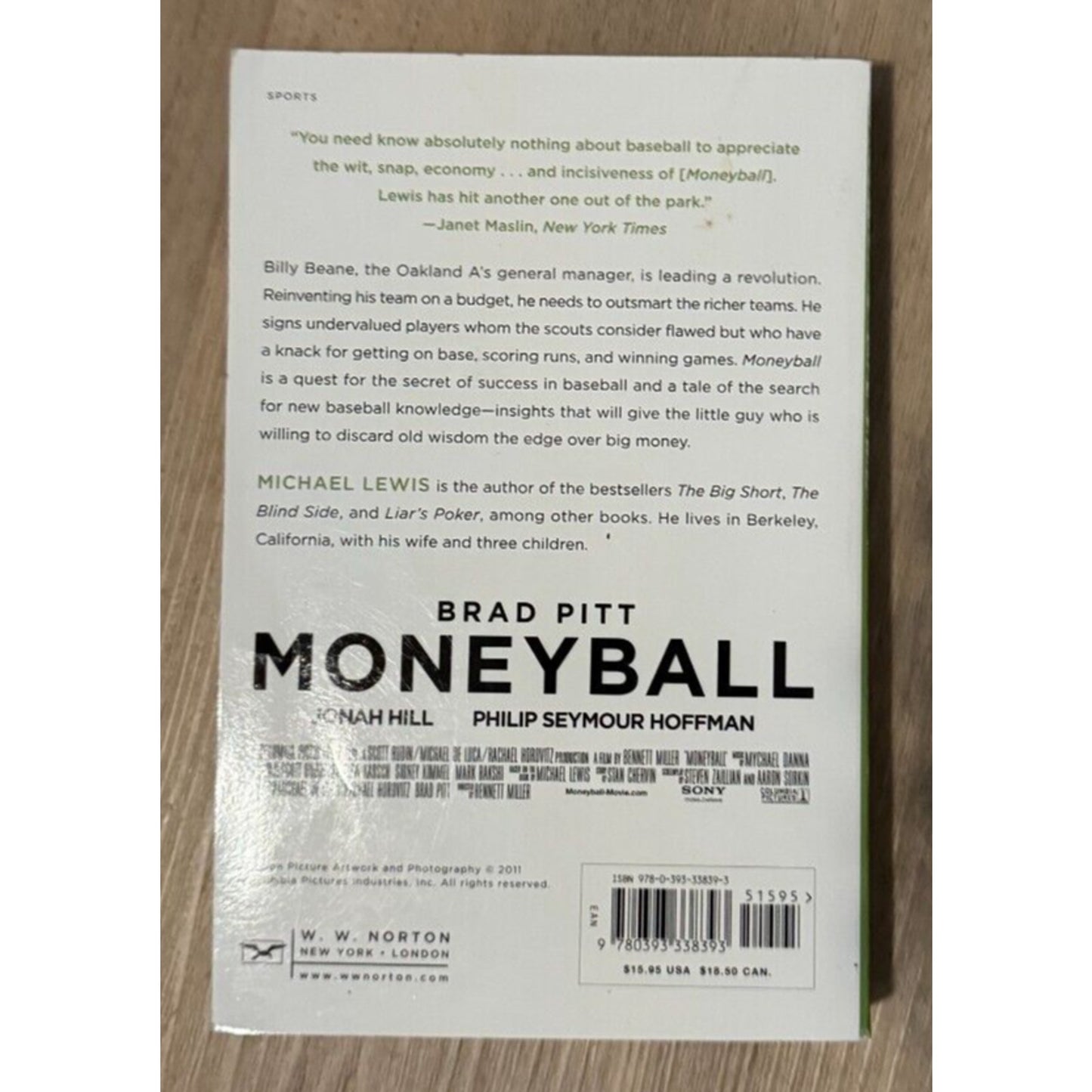 Moneyball by Michael Lewis (2011, Trade Paperback)