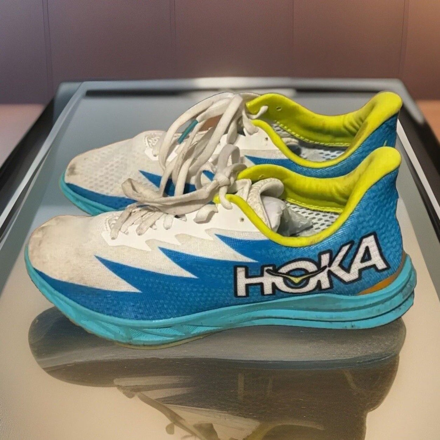 Hoka One One Crescendo MD Men’s Track Sneakers – Ceramic Diva Blue – Size 9.5