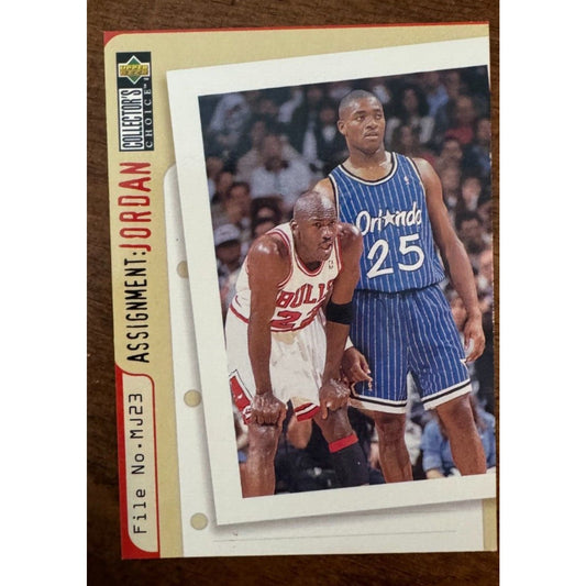 1996-97 Upper Deck Collector's Choice - Assignment: Jordan - MJ vs Anderson #362