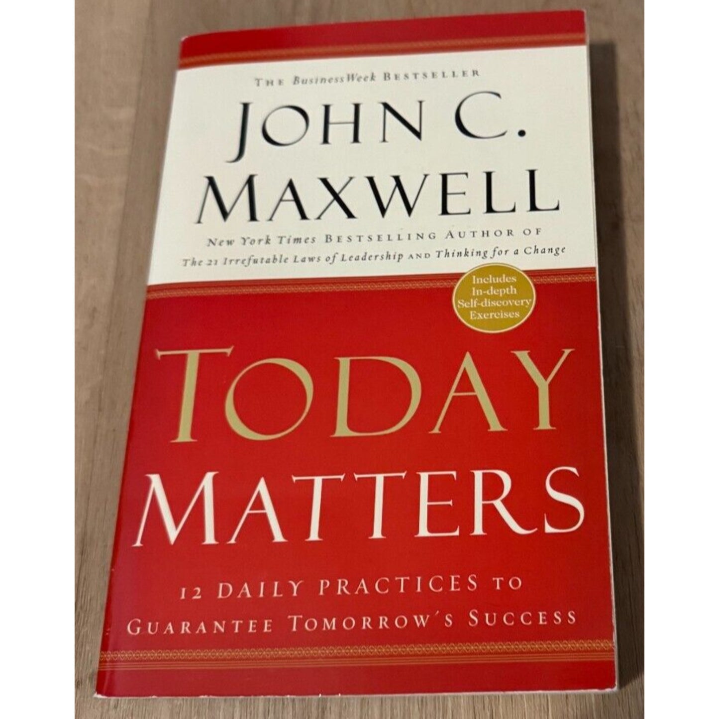 Today Matters by John C. Maxwell (2004, Trade Paperback)