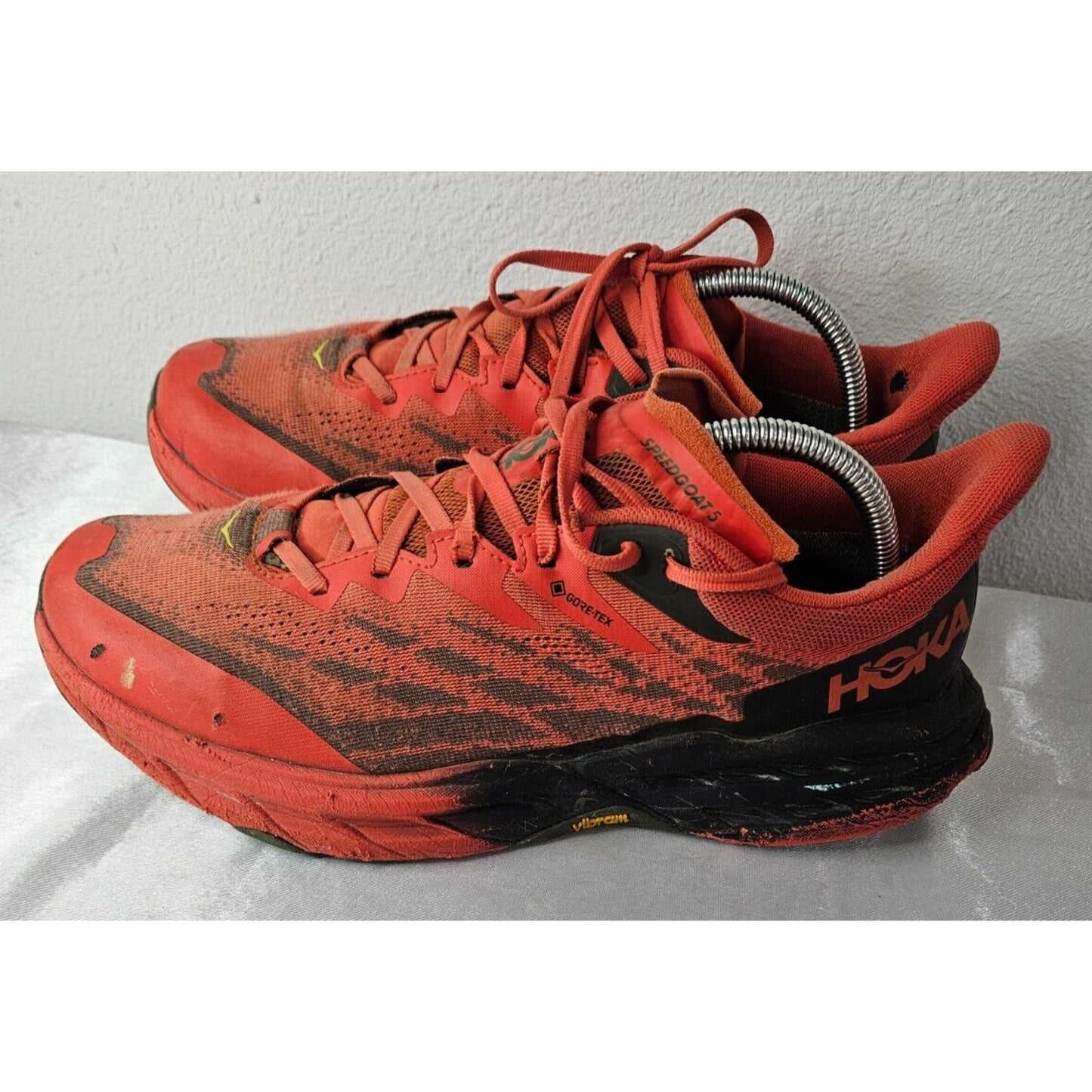 Hoka One One Speedgoat 5 GTX GORE-TEX Trail Running Shoes | Red | Size 10D