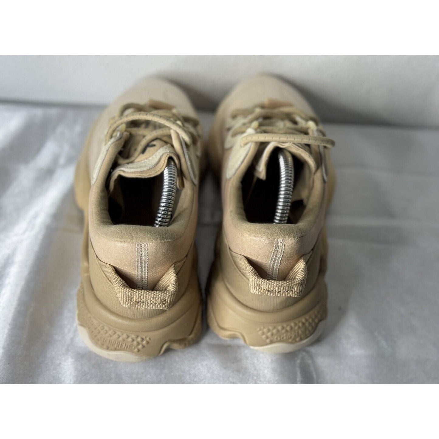 Adidas Ozweego Women’s Size 5 Beige Chunky Sneakers Mesh Suede GUC