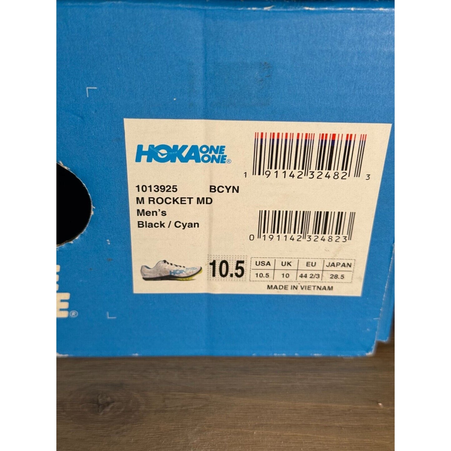 Size 10.5 - Hoka One One Crescendo MD Black White