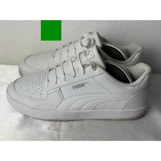 Puma Caven 2.0 White Leather Sneakers Men's Size 11 Casual Retro Low Top