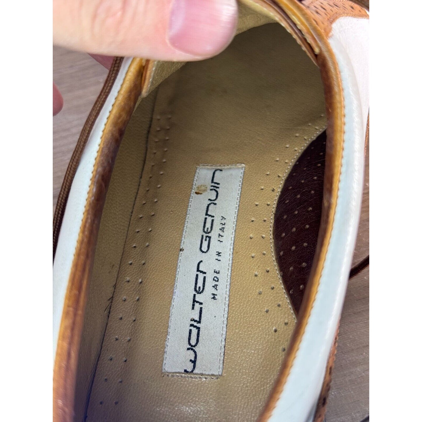 Walter Genuin Golf Saddle Shoes - Made in Italy - Size 7 - Gently Used