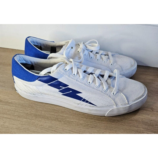 Creative Recreation CR8-1405 Nautical Canvas Sneakers Men's Size 9.5 White/Blue