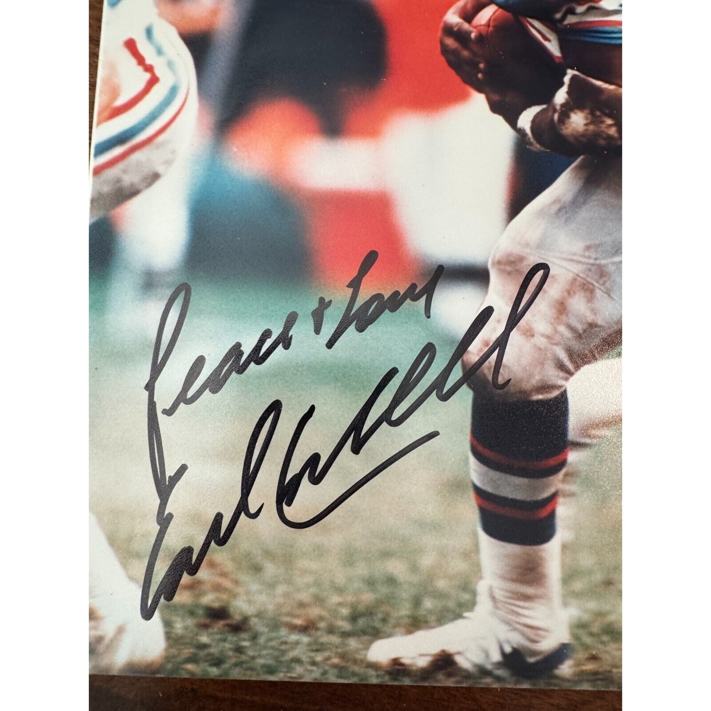 Earl Campbell Houston Oilers Signed Autographed 8x10 Photo – Excellent Condition