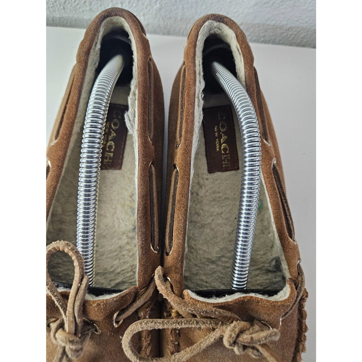 Coach Women’s Andonia Suede Moccasin Loafers Size 6.5