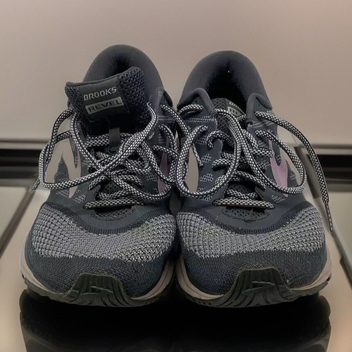 Brooks Revel Women’s Running Shoes - Size 10 - Grey/Rose Gold - Gently Used