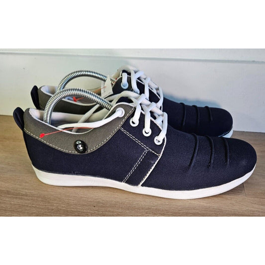 Xero Shoes Hana Men's Casual Sneakers Navy Canvas Size 9 Minimalist Lightweight