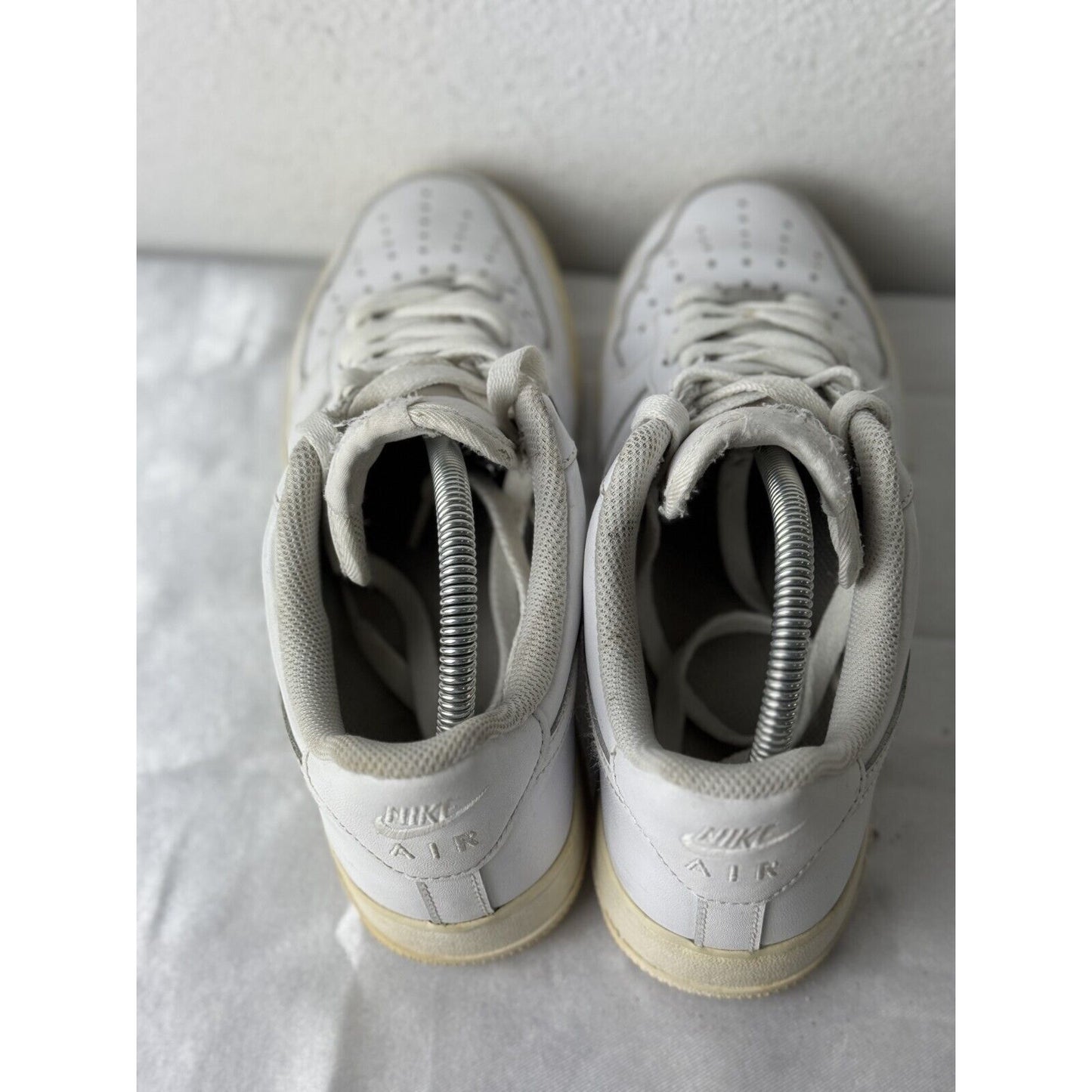 Nike Air Force 1 '07 Low White Leather Sneakers Men’s Size 10