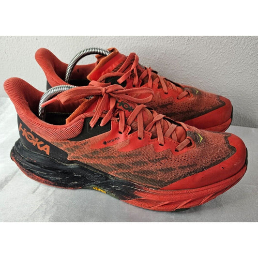 Hoka One One Speedgoat 5 GTX GORE-TEX Trail Running Shoes | Red | Size 10D