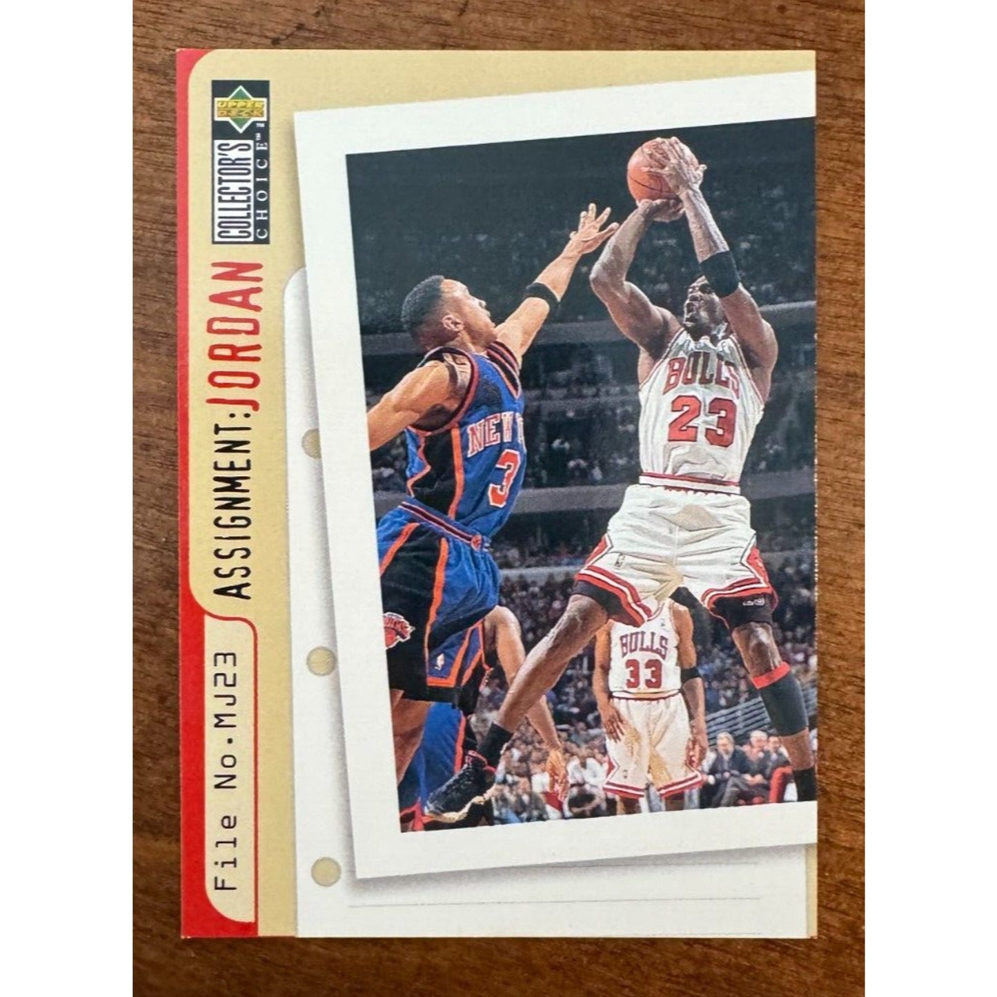 1996-97 Upper Deck Collector's Choice - Assignment: Jordan #364 MJ vs Starks